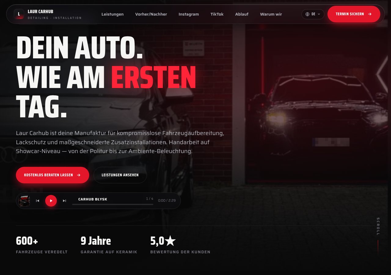 CarHub Detailing Vorschau